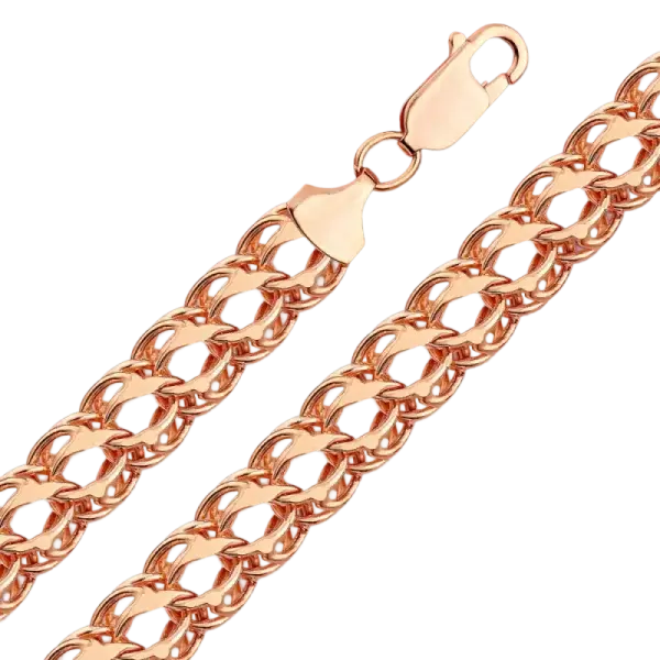 Artikelbild des Artikels “Kette „Doppelpanzerkette“ aus 585 Rotgold, Breite 9,0 mm “