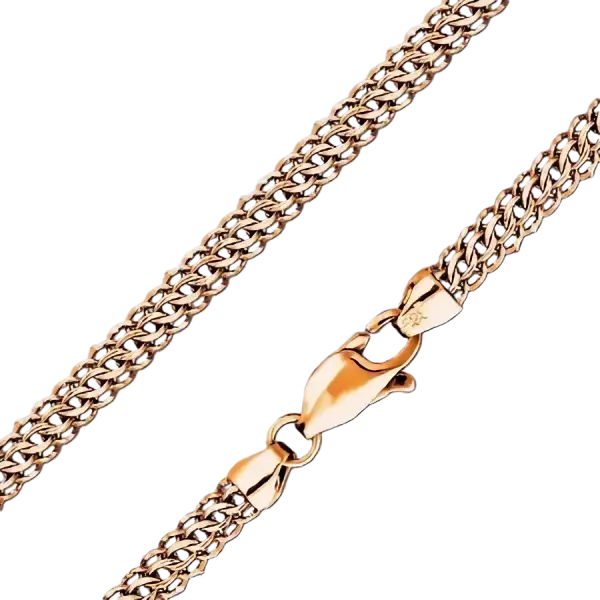 Product image of the product “Double Curb Chain in 585 Rose Gold, Width 7 mm ”