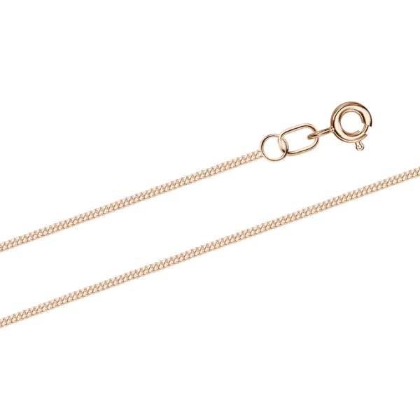 Artikelbild des Artikels “Kette „Panzerkette fein“ aus 925 Silber vergoldet 50 cm“
