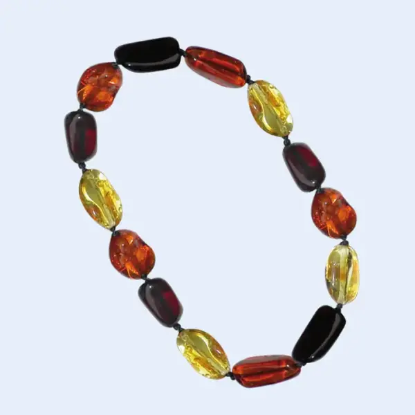 Product image of the product “Chain “Polished Amber Nuggets” with Amber ”