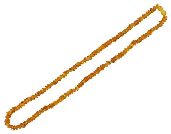 Artikelbild des Artikels “Kette „Splitter cognac fein“ mit Bernstein “