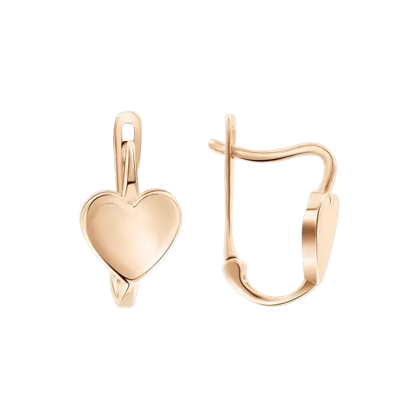 Artikelbild des Artikels “Kinder-Ohrringe „Herz“ aus 585 Rotgold “