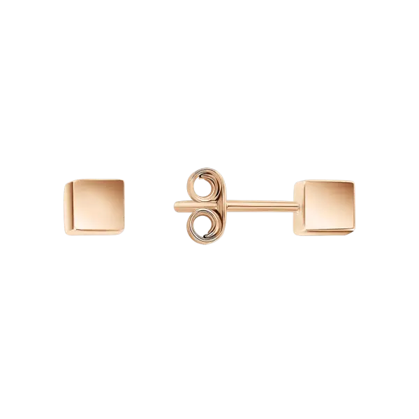 Artikelbild des Artikels “Kinder-Ohrstecker „Würfel klein“ aus 585 Rotgold “