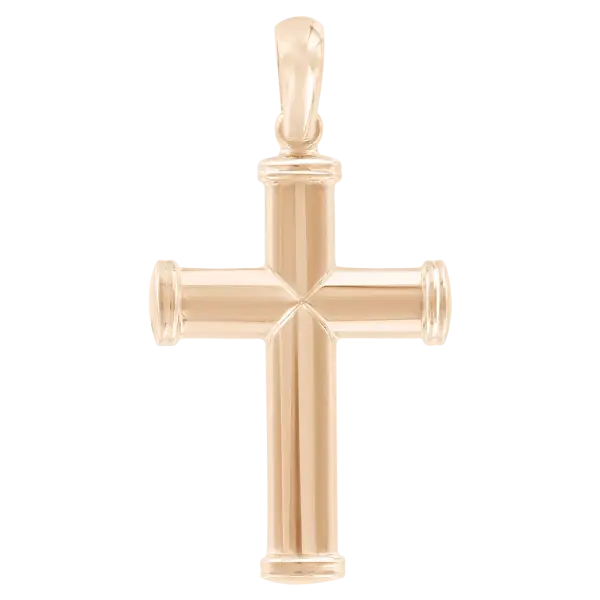Artikelbild des Artikels “Kreuz-Anhänger „Röhrenkreuz“ aus 585 Rotgold “
