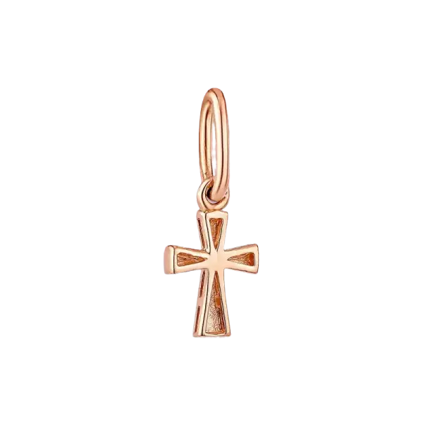 Product image of the product “Cross Pendant “Small Plain” in 585 Rose Gold ”