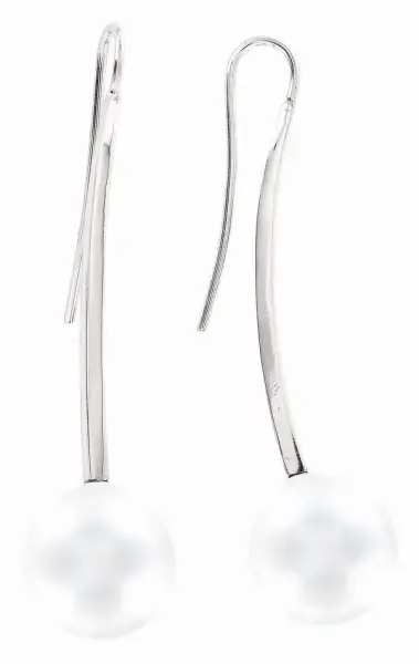 Artikelbild des Artikels “Ohrringe „Haken mit Perle“ aus 925 Silber mit Perlen “