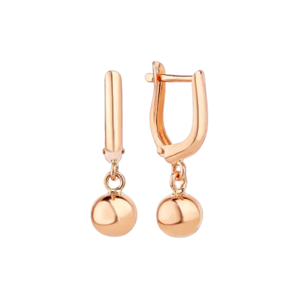 Product image of the product “Earrings “Ball” in 585 Rose Gold ”