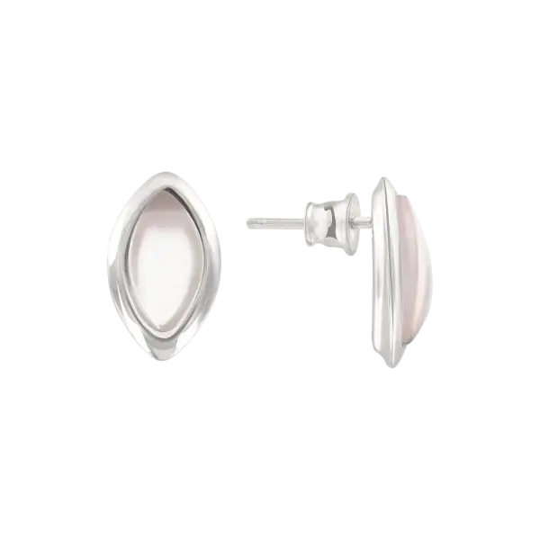 Artikelbild des Artikels “Ohrringe „Navette“ aus 925 Silber mit Quarz “