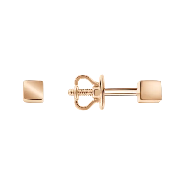Artikelbild des Artikels “Ohrstecker „Schlichtes Quadrat“ aus 585 Rotgold “