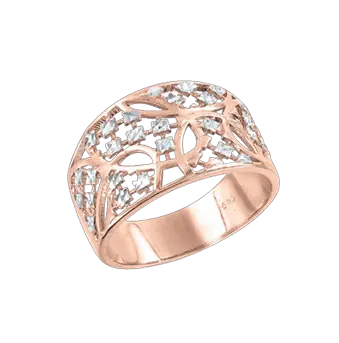 Artikelbild des Artikels “Damenring „Durchbrochenes Ornament breit“ aus 585 Rotgold “