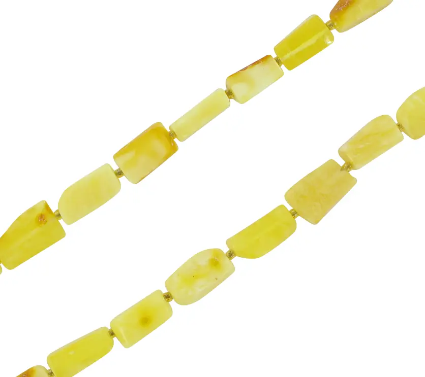 Product image 2 of the product “Chain “Light Yellow Bars” with Amber ”