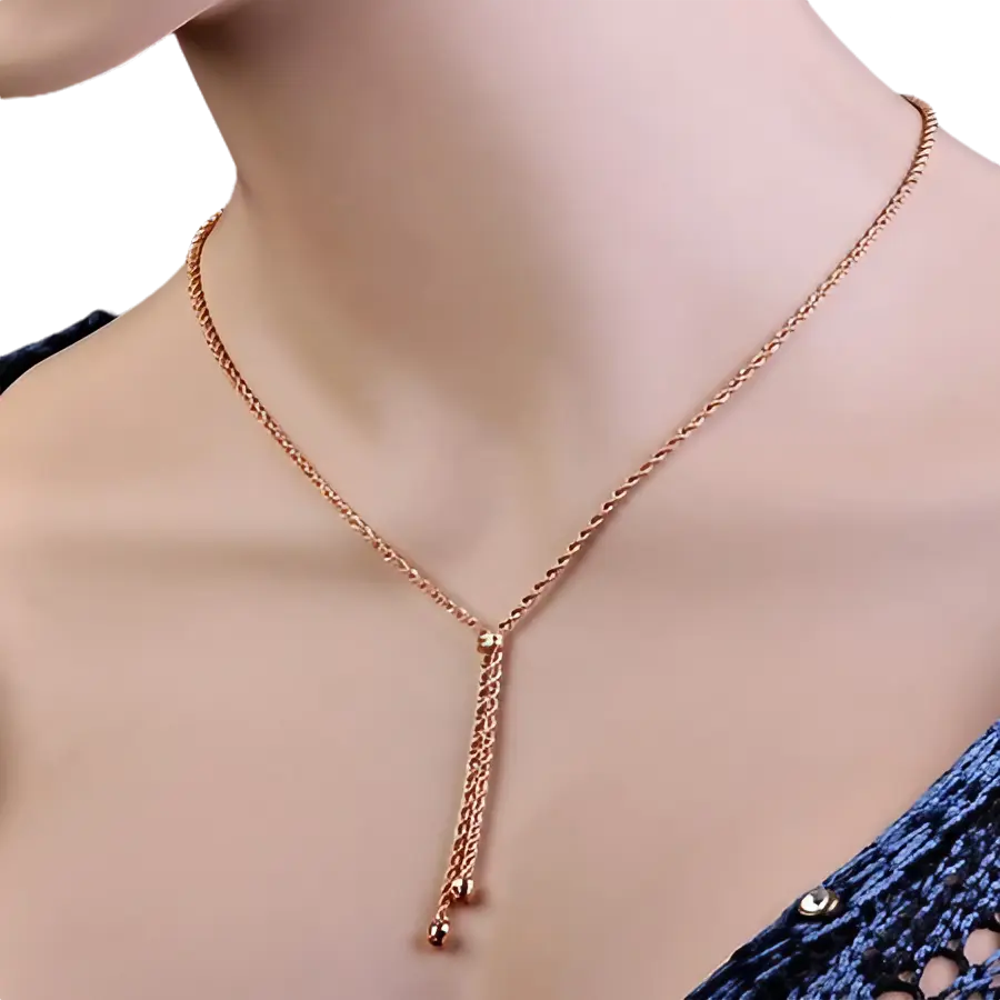 Artikelbild des Artikels “Kette „Kordelkette mit Verstellschieber“ aus 585 Rotgold “