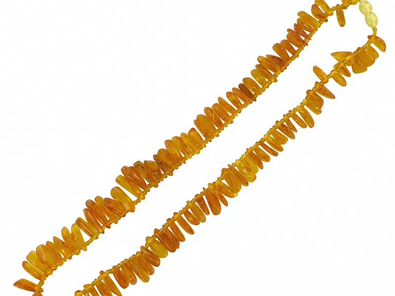 Product image 2 of the product “Chain “Cognac Sticks” with Amber ”