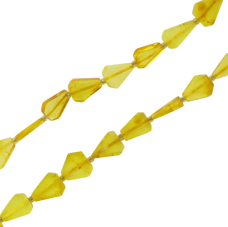 Artikelbild des Artikels “Kette „Tropfen gelb“ mit Bernstein “