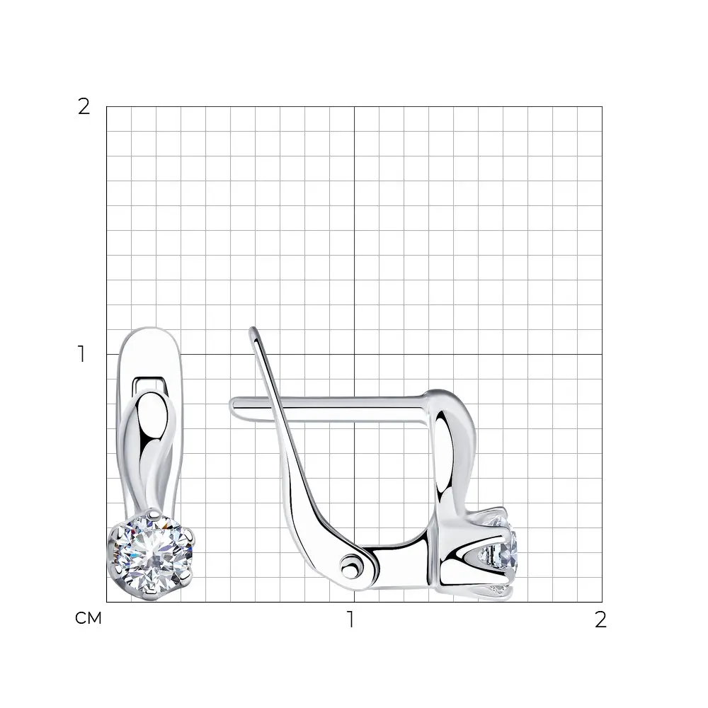Artikelbild des Artikels “Kinder-Ohrhänger „Kleiner Solitär“ aus 925 Silber mit Zirkonia “