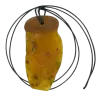 Product image 2 of the product “Pendant “Rough Stone with Wood” with Amber, Length 75 mm ”
