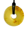 Product image 2 of the product “Pendant “Engraved Disc” with Amber ”