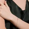 Artikelbild 2 des Artikels “Armband „Buchstabe „T“ mit Steinen“ aus 585 Rotgold mit Zirkonia “