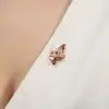 Product image 2 of the product “Brooch “Crescent Moon with Garnets” in 585 Rose Gold with Garnet ”