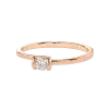 Artikelbild 2 des Artikels “Damenring „Solitär schmal“ aus 585 Rotgold mit Brillanten, 0,10 ct “