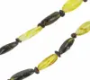 Product image 2 of the product “Chain “Large Black and Yellow Olives” with Amber ”