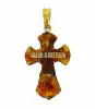 Product image 2 of the product “Cross Pendant “Amber with Crucifix” with Amber ”