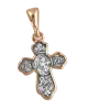 Artikelbild 2 des Artikels “Kreuz-Anhänger „Oxidiert mit Smaragd“ aus 925 Silber vergoldet mit Smaragd “