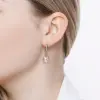 Product image 2 of the product “Earrings “Intertwined Wave with Pearl” in 585 Rose Gold with Diamonds and Pearls ”