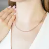 Product image 2 of the product “Rhombus Link Chain in 585 Rose Gold, Width 3 mm ”