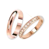 Product image 2 of the product “Wedding Ring “Stone Row” in 585 Rose Gold with Cubic Zirconia ”