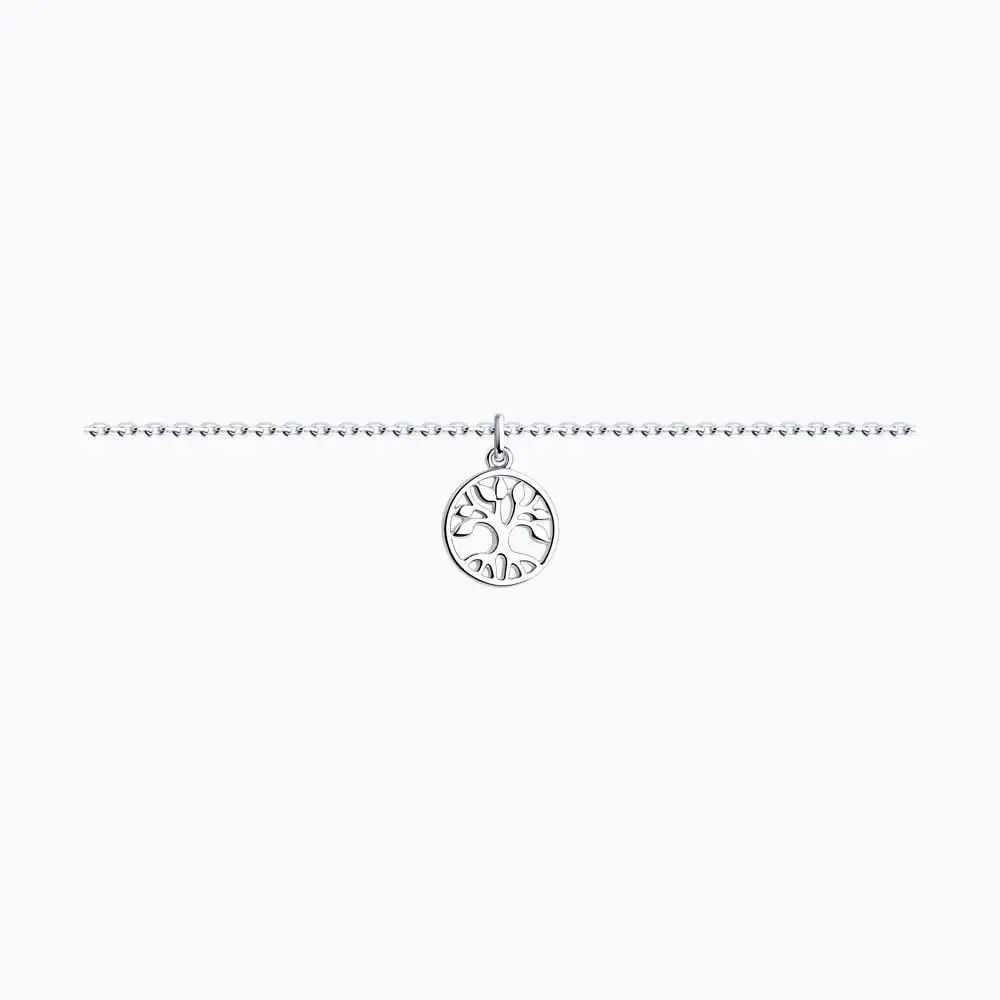 Artikelbild 2 des Artikels “Armband „Lebensbaum-Plättchen“ aus 925 Silber “