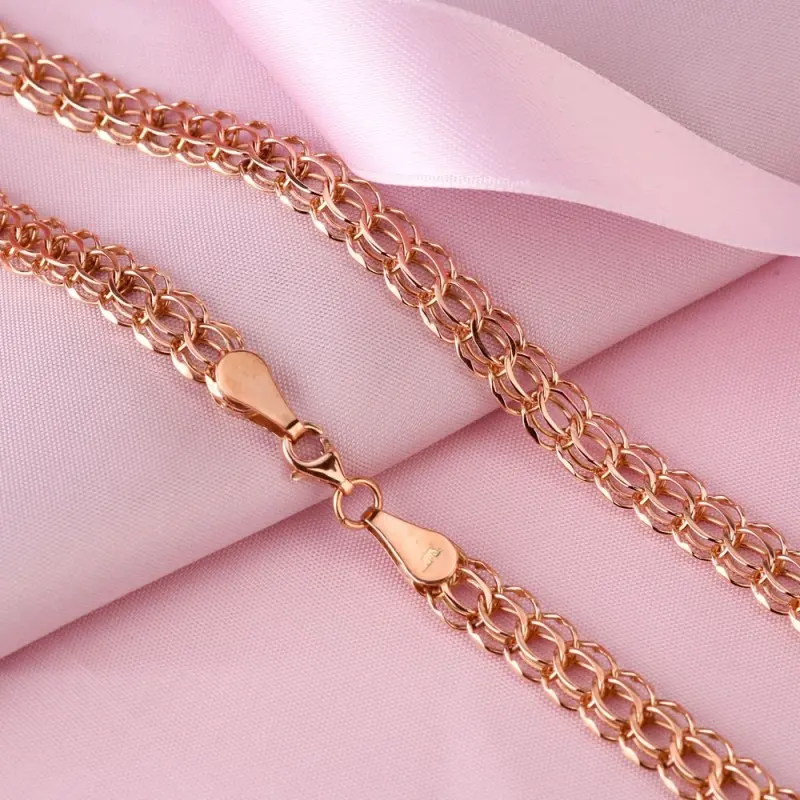 Product image 2 of the product “Double Curb Chain in 585 Rose Gold, Width 7 mm ”