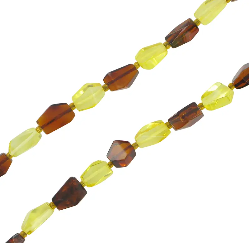 Artikelbild 2 des Artikels “Kette „Tropfen bunt“ mit Bernstein “