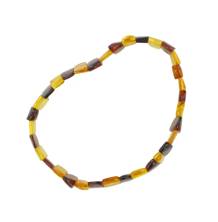 Product image 3 of the product “Bracelet “Angular Plates” with Amber ”