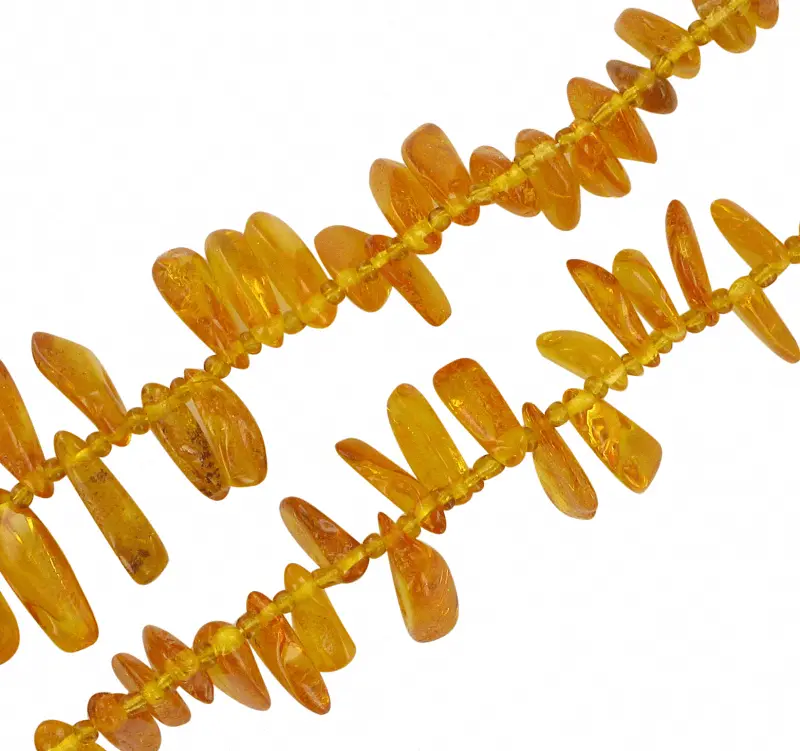 Product image 3 of the product “Chain “Cognac Sticks” with Amber ”