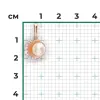 Product image 3 of the product “Pendant “Pearl in Crescent” in 585 Rose Gold with Cubic Zirconia and Pearls ”