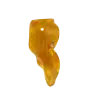 Product image 3 of the product “Pendant “Rough Stone on Cord” with Amber, Length 58 mm ”