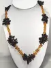 Product image 3 of the product “Chain “Chips with Rosettes” with Amber ”