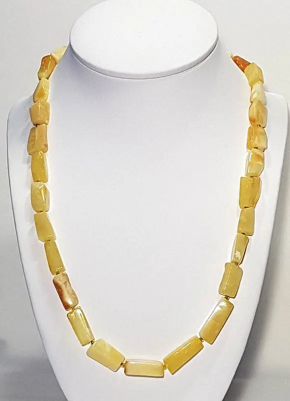 Product image 3 of the product “Chain “Light Yellow Bars” with Amber ”