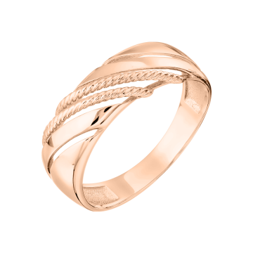 Rotgold 585° Damenring 