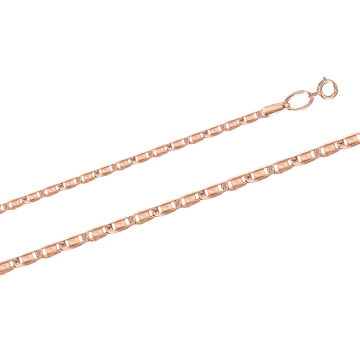 Chain in red gold of 585 assay value 50 cm