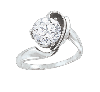 Damen-ring aus 925er Sterling Silber mit Zirkonia 