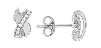 Ohrstecker aus 925er Sterling Silber mit Zirkonia 