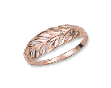 Rotgold 585° Damenring 