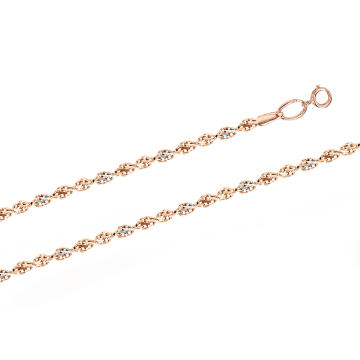 Ketten aus Rot/ Weißgold 585° 50 cm