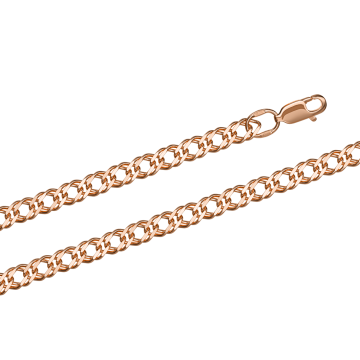 Chain in red gold of 585 assay value 