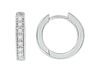 Серебряные серьги 925 пробы, вставка фианиты 