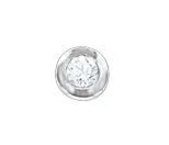 Серебряная подвеска 925 пробы. Вставка: Фианиты 