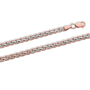 Chain in red gold of 585 assay value 