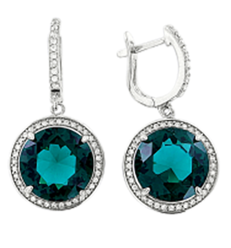 Ohrringe aus 925er Sterling Silber mit Zirkonia 